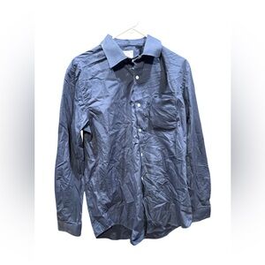 Bespoke Navy Casual Button-Down Shirt